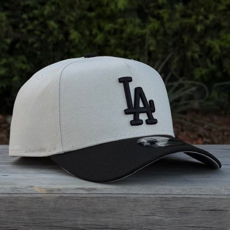 New Era LA Dodgers Stone/Black 940 a-frame