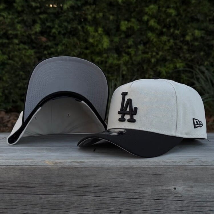 New Era LA Dodgers Stone/Black 940 a-frame