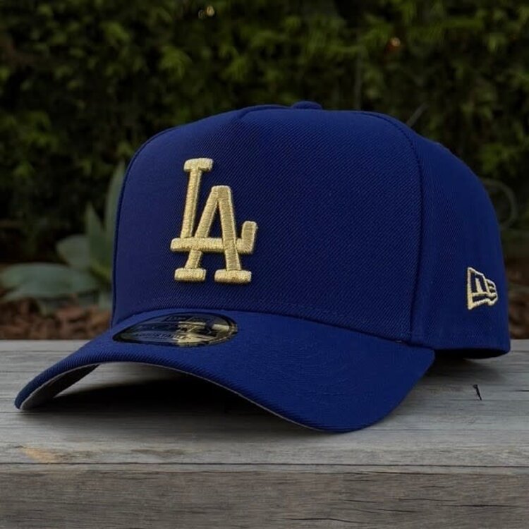 New Era LA Dodgers Royal Metallic Gold 940 a-frame