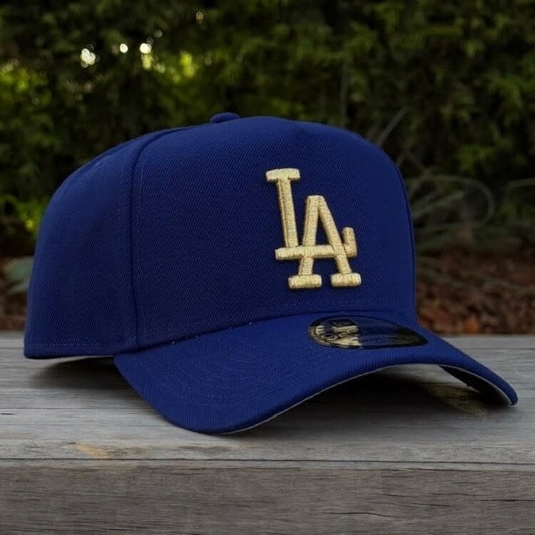 New Era LA Dodgers Royal Metallic Gold 940 a-frame