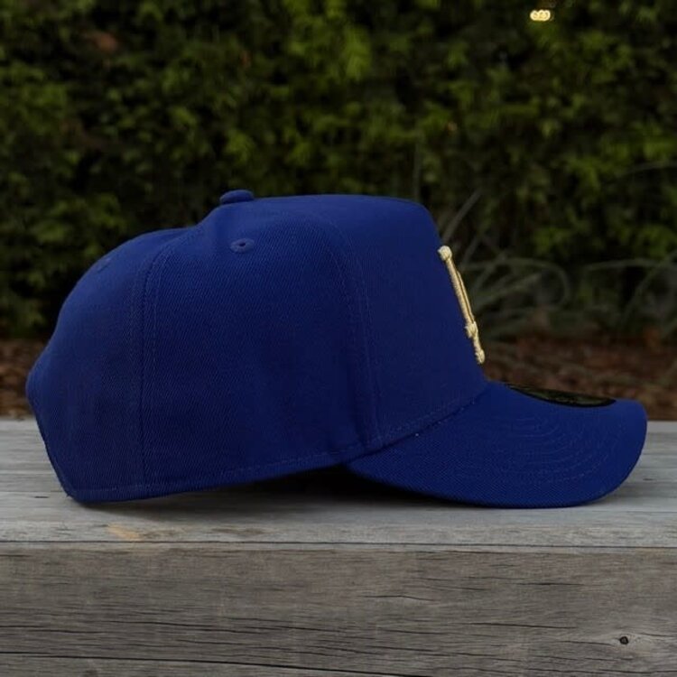 New Era LA Dodgers Royal Metallic Gold 940 a-frame