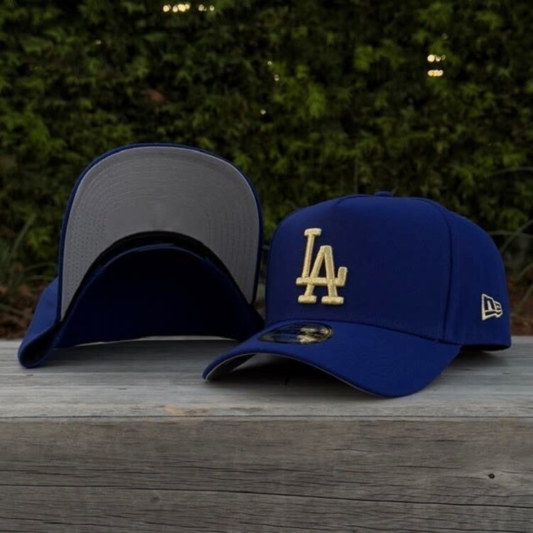 New Era LA Dodgers Royal Metallic Gold 940 a-frame