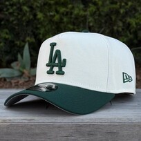 New Era LA Dodgers Ivory/Dark Green 940 A-Frame