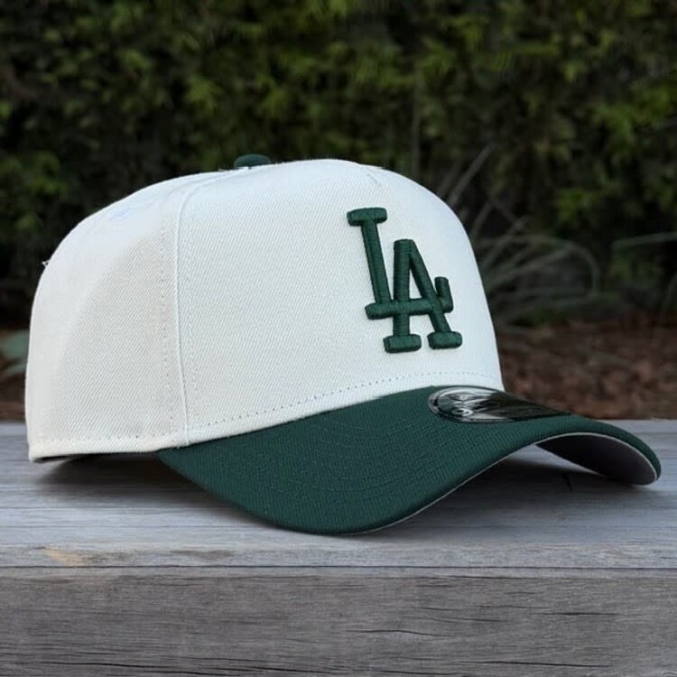 New Era LA Dodgers Ivory/Dark Green 940 A-Frame