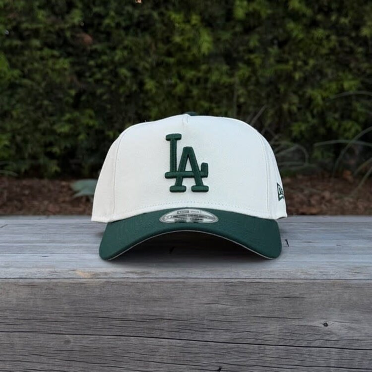 New Era LA Dodgers Ivory/Dark Green 940 A-Frame