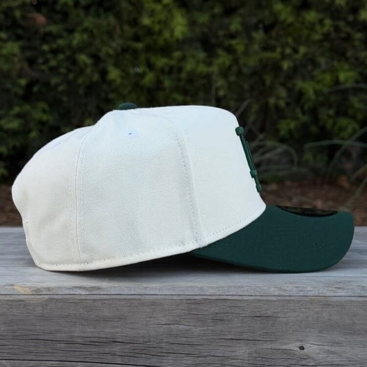 New Era LA Dodgers Ivory/Dark Green 940 A-Frame