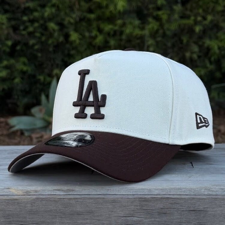 New Era LA Dodgers Ivory/Dark Brown 940 A-Frame
