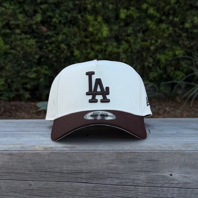 New Era LA Dodgers Ivory/Dark Brown 940 A-Frame