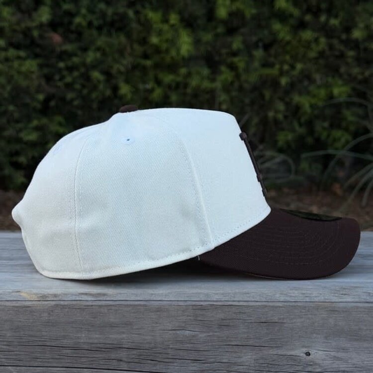 New Era LA Dodgers Ivory/Dark Brown 940 A-Frame