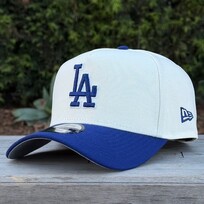 New Era LA Dodgers Ivory/Royal White Outline 940 A-Frame