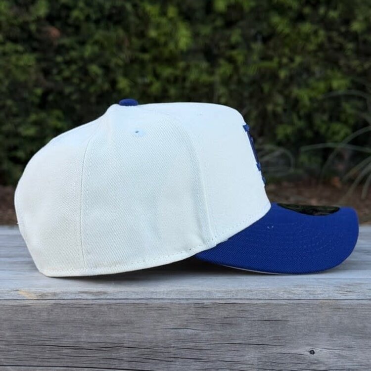 New Era LA Dodgers Ivory/Royal White Outline 940 A-Frame