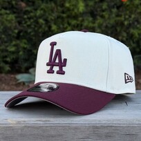 New Era LA Dodgers Ivory/Maroon 940 A-Frame