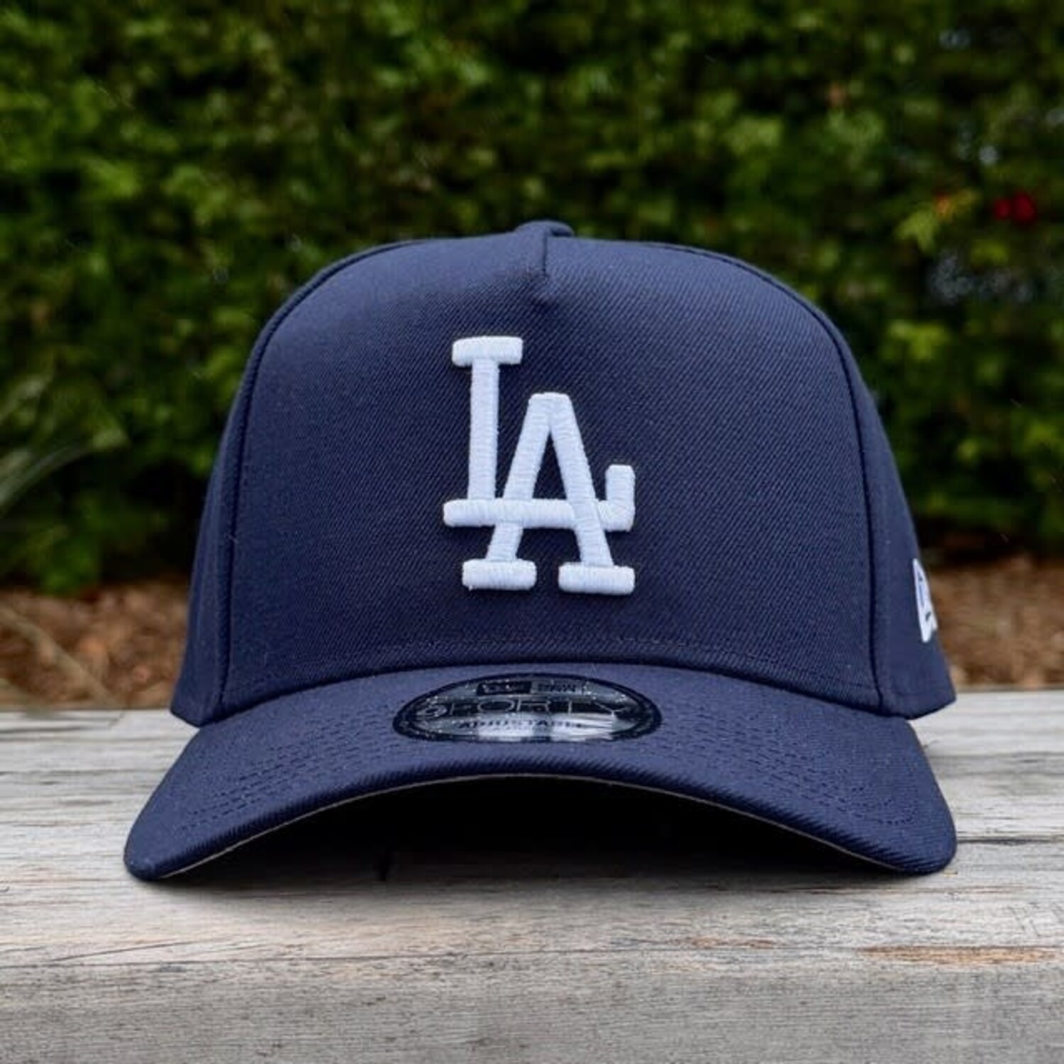 LA Dodgers 9FORTYキャップ ホワイト/ネイビー LA Dodgers Midnight Navy White 940 a-frame - The Locker Room of Downey