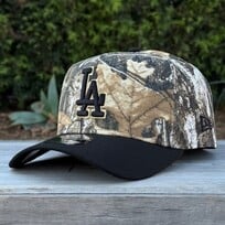 New Era LA Dodgers Real Tree/Black Black-Metallic Gold OL 940 A-Frame