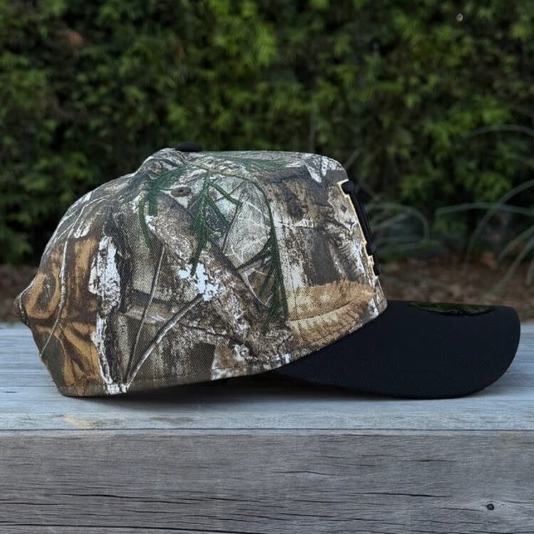 New Era LA Dodgers Real Tree/Black Black-Metallic Gold OL 940 A-Frame