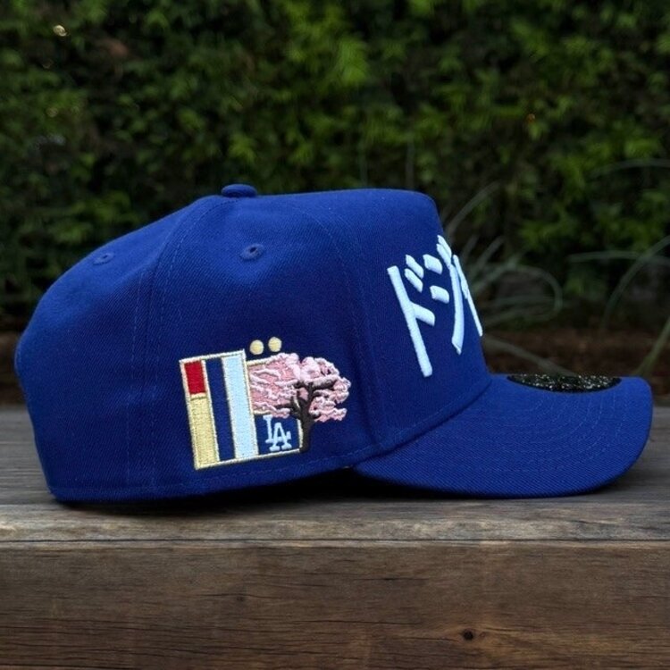 New Era LA Dodgers Royal Kanji Tokyo Series SP 940 a-frame