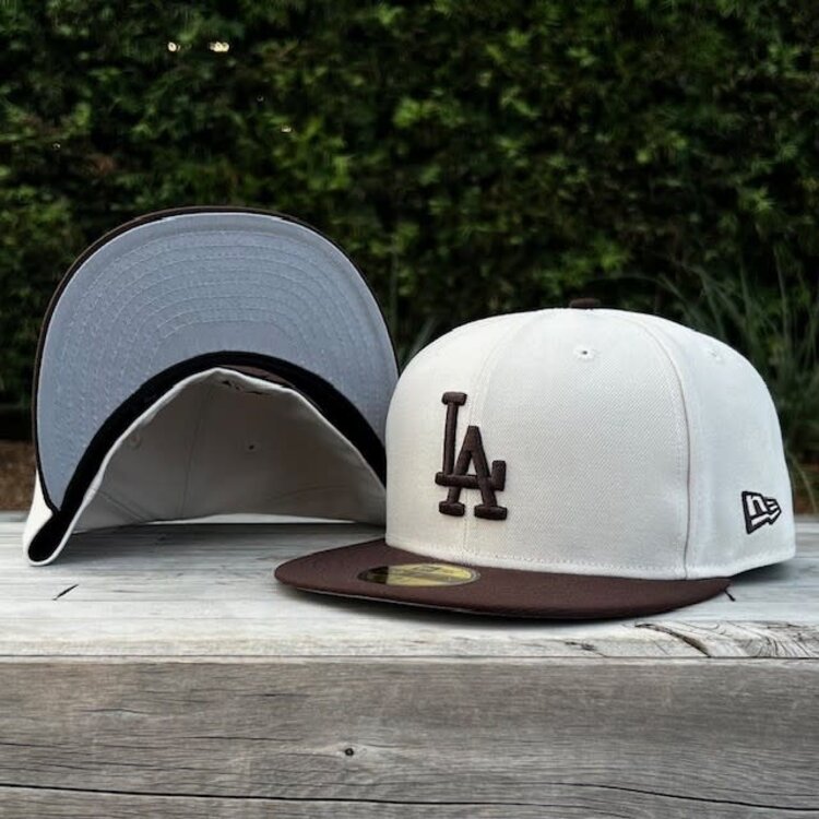 New Era LA Dodgers Stone/Dark Brown Gray UV