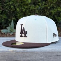 New Era LA Dodgers Ivory/Dark Brown Gray UV