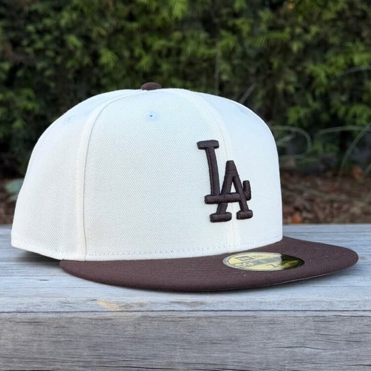 New Era LA Dodgers Ivory/Dark Brown Gray UV