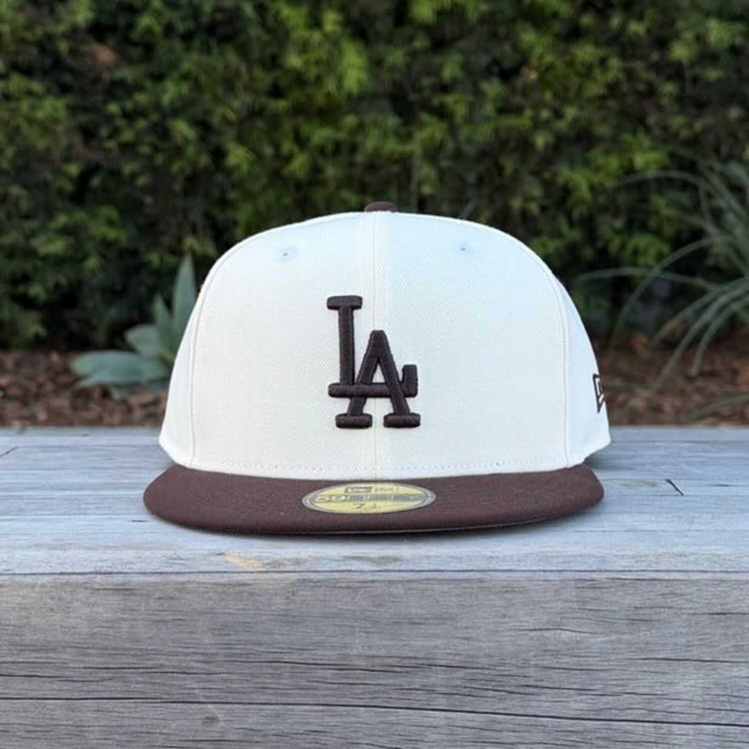 LA Dodgers Ivory/Dark Brown Gray UV - The Locker Room of Downey