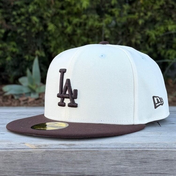 New Era LA Dodgers Ivory/Dark Brown Gray UV