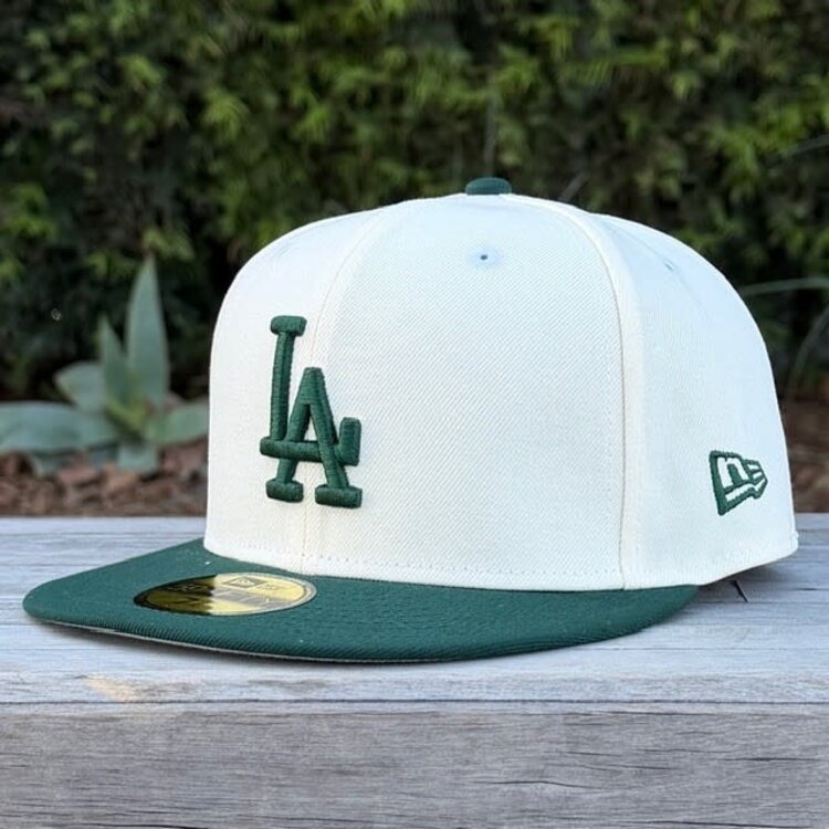 New Era LA Dodgers Ivory/Dark Green Gray UV
