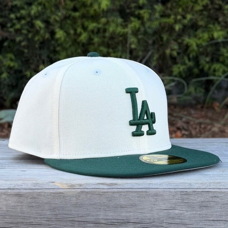 New Era LA Dodgers Ivory/Dark Green Gray UV