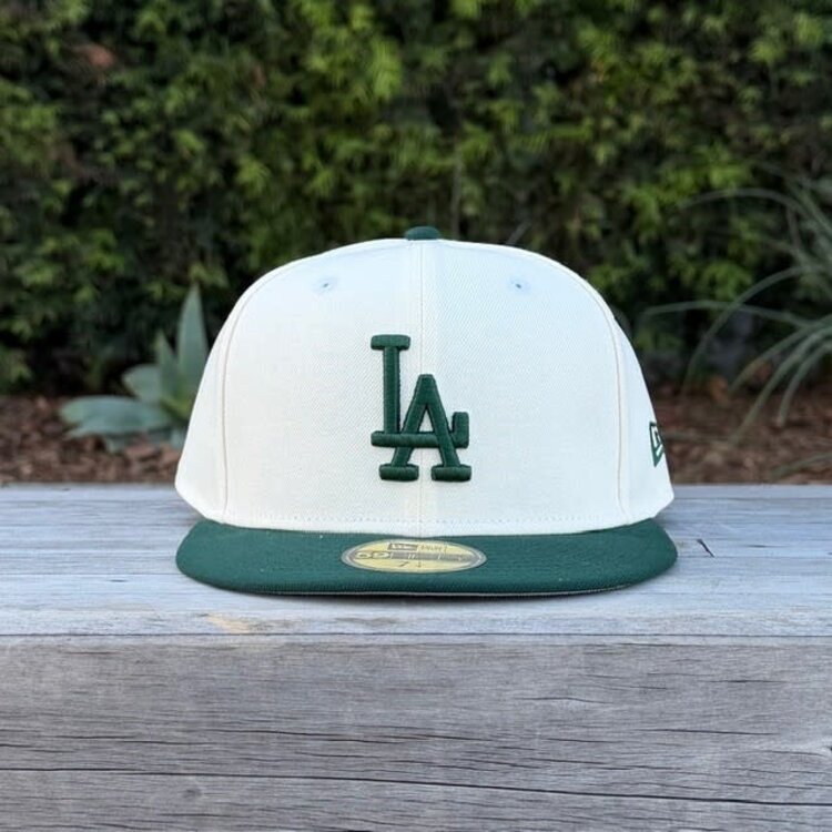 New Era LA Dodgers Ivory/Dark Green Gray UV