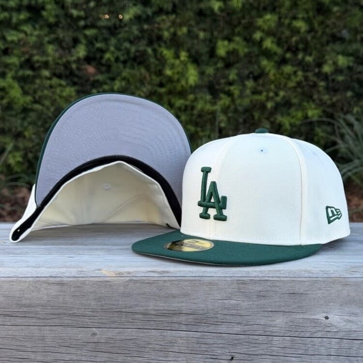 New Era LA Dodgers Ivory/Dark Green Gray UV