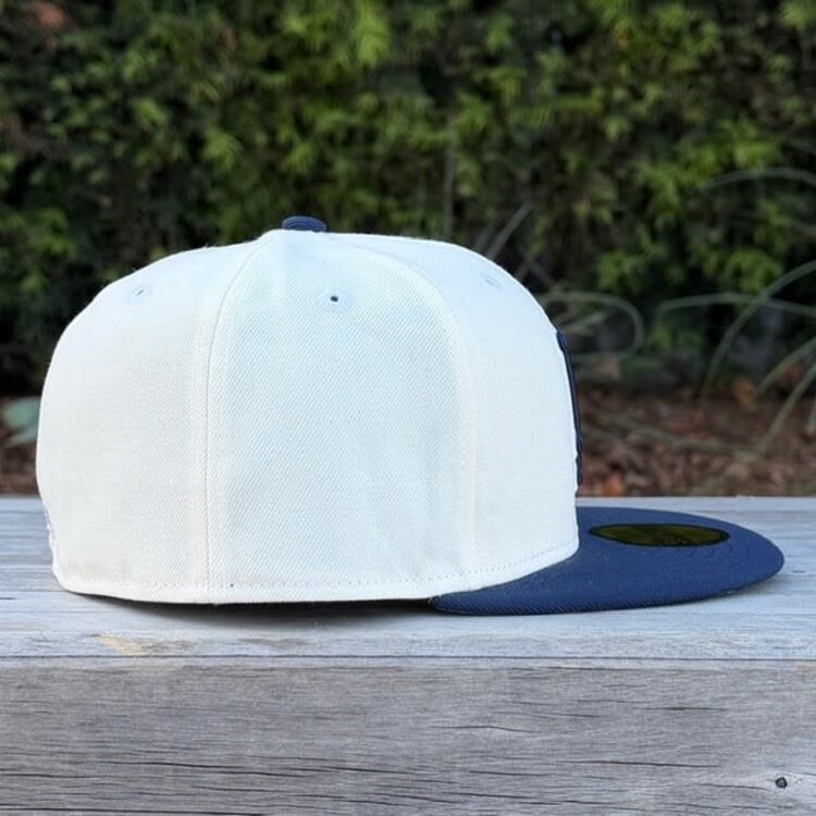 New Era LA Dodgers Ivory/Navy White Outline Gray UV