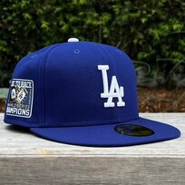 New Era LA Dodgers Royal Back to Back World Series Champs Rings TPU SP
