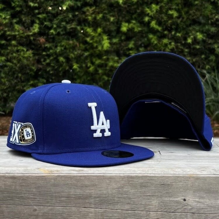 New Era LA Dodgers Royal 2025 World Series Champs 9X Ring TPU SP