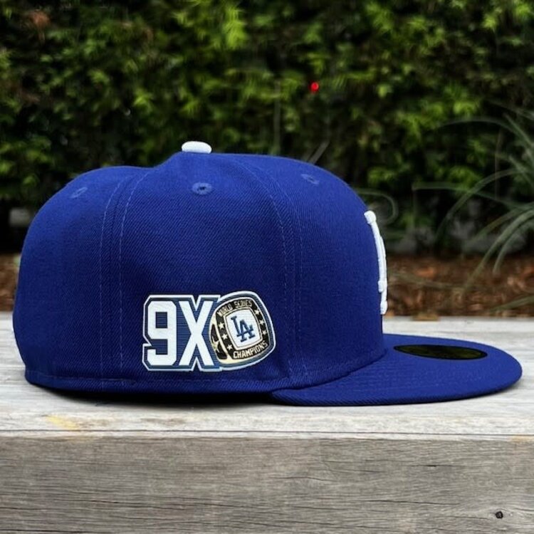 New Era LA Dodgers Royal 2025 World Series Champs 9X Ring TPU SP