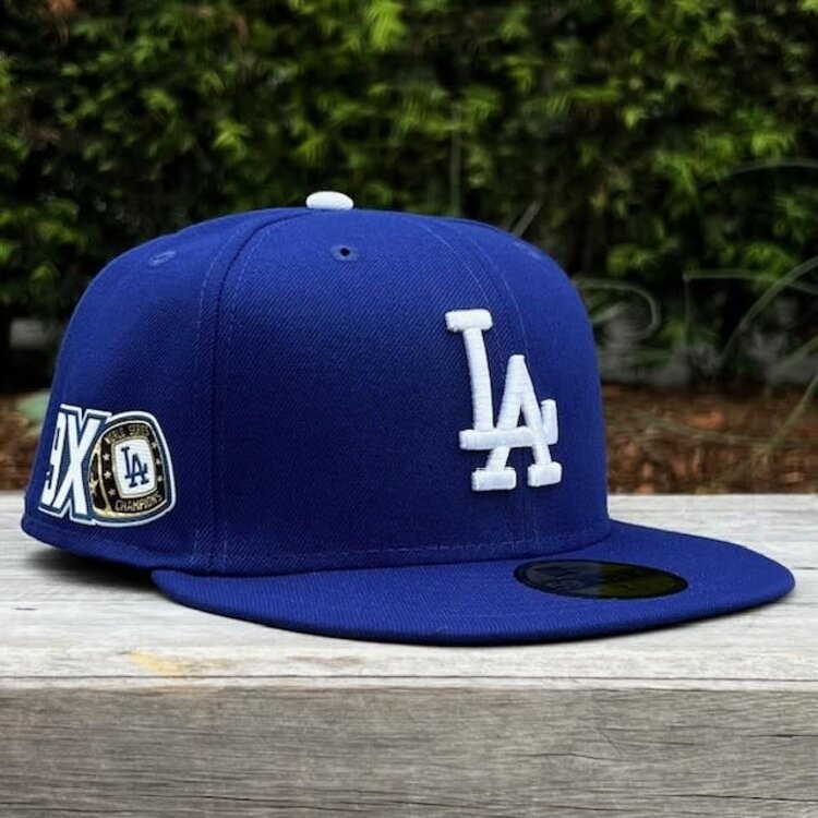 New Era LA Dodgers Royal 2025 World Series Champs 9X Ring TPU SP