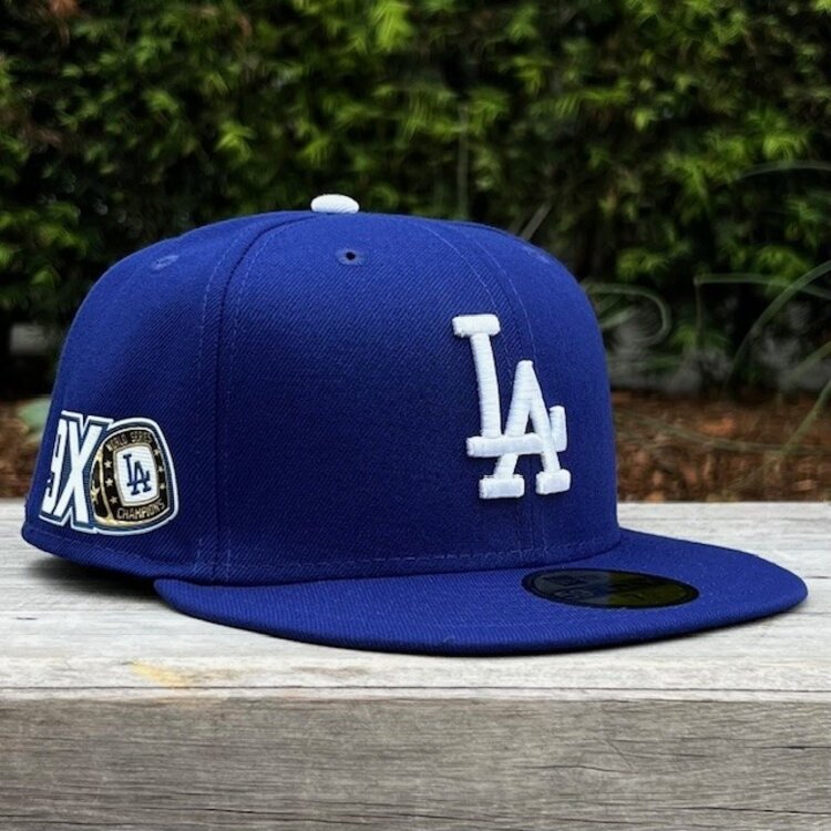 New Era LA Dodgers Royal 2025 World Series Champs 9X Ring TPU SP