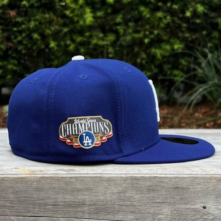 New Era LA Dodgers Royal 2025 World Series Champs Locker Room TPU SP