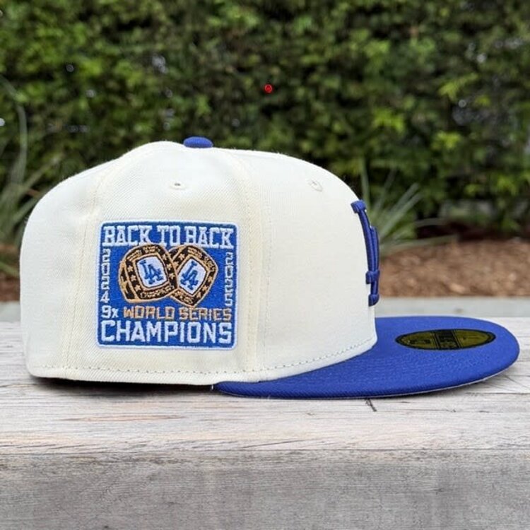 New Era LA Ivory/Royal Back to Back World Series Champs Rings