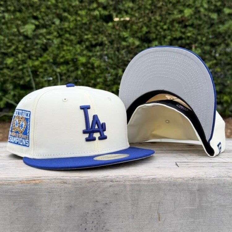 New Era LA Ivory/Royal Back to Back World Series Champs Rings
