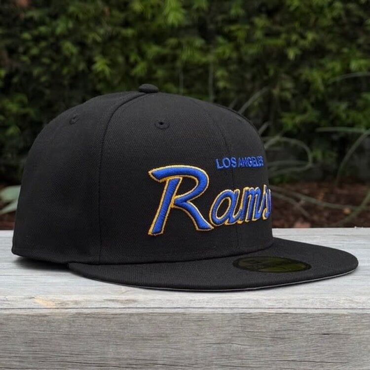 New Era LA Rams Retro Script Black Team