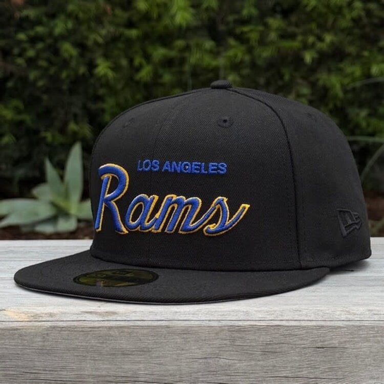 New Era LA Rams Retro Script Black Team