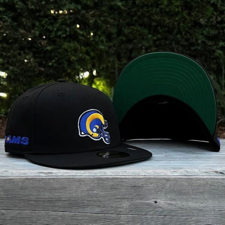 New Era LA Rams Helmet Black Team SP