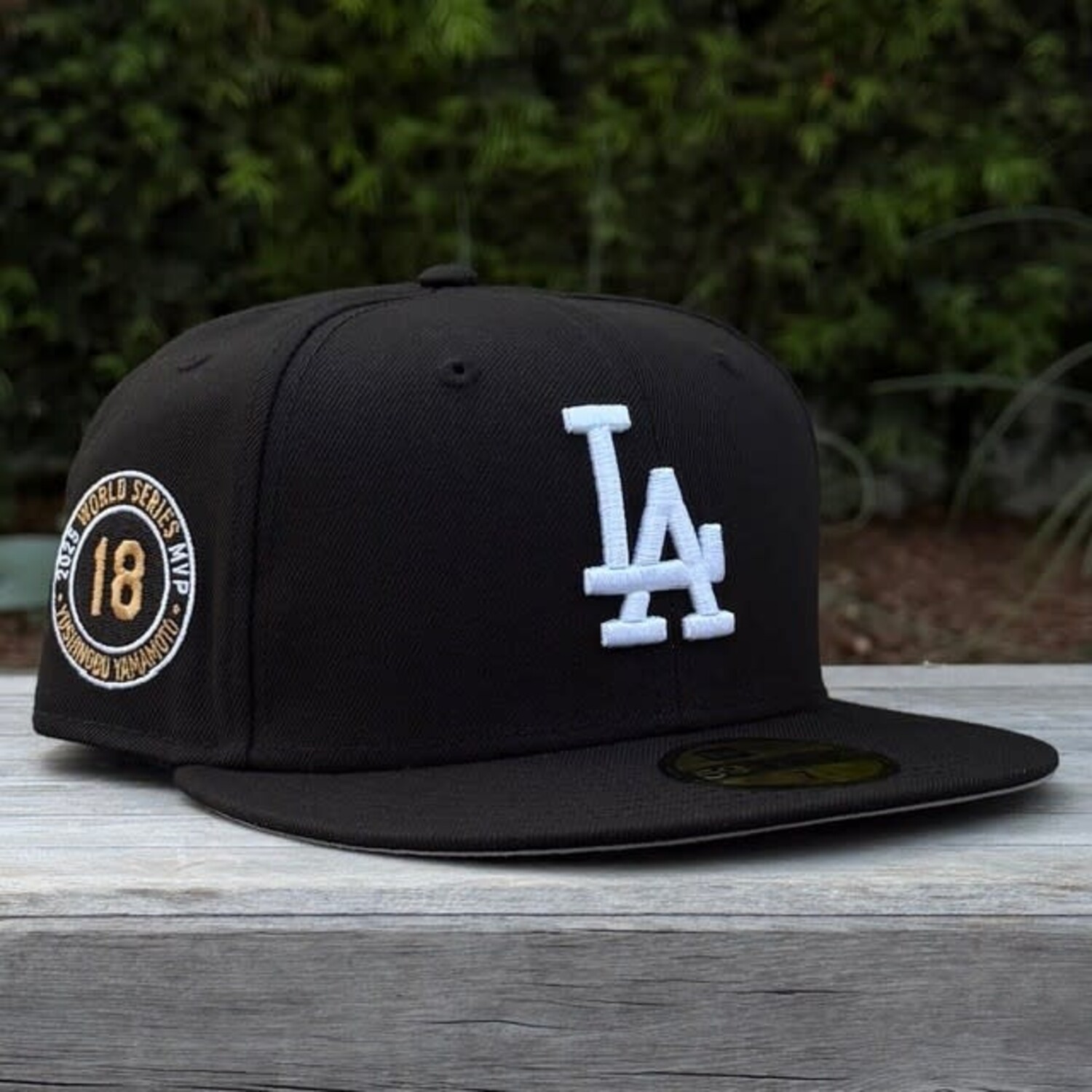 LA Dodgers Black White 2025 Yamamoto MVP - The Locker Room of Downey