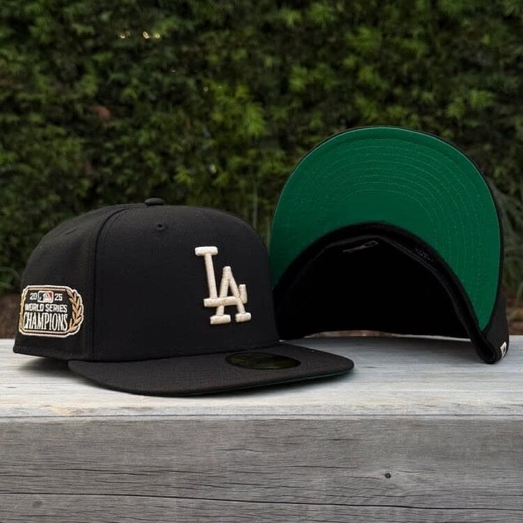 New Era LA Black Ivory 2025 World Series Champs Laurel SP