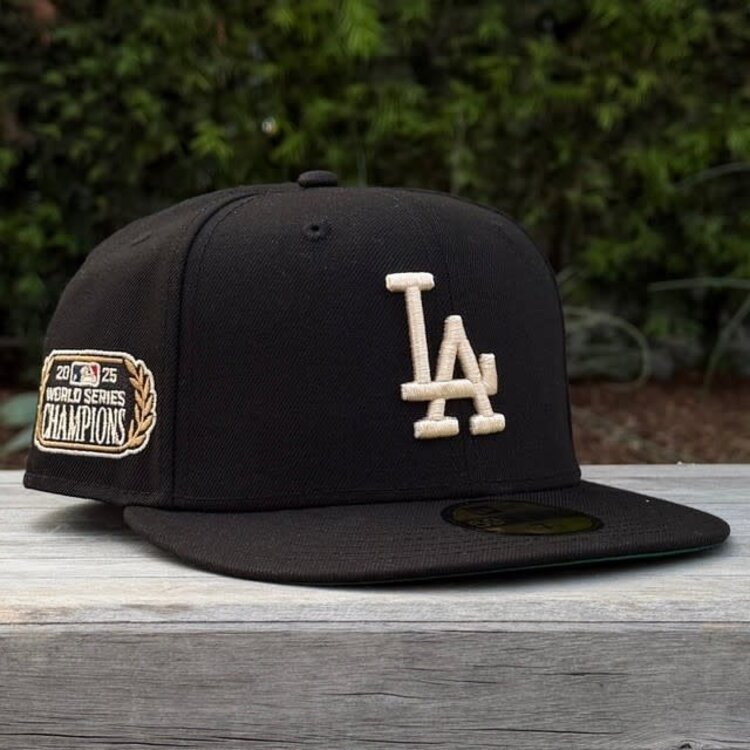 New Era LA Black Ivory 2025 World Series Champs Laurel SP