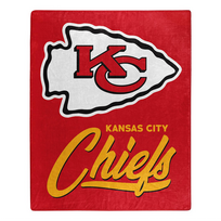 Northwest Chiefs Signature Plush Raschel Throw Blanket 50x60