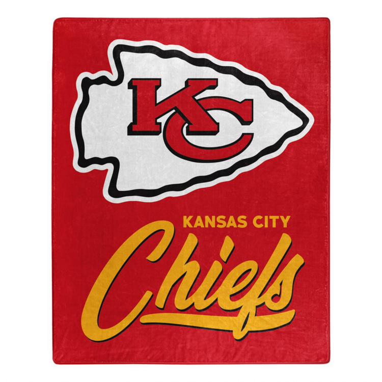 Northwest Chiefs Signature Plush Raschel Throw Blanket 50x60