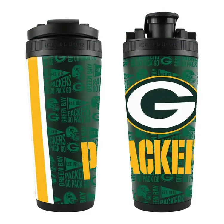 Wincraft 4D Stainless Steel Ice Shaker Tumbler 26 oz Team Color - Packers