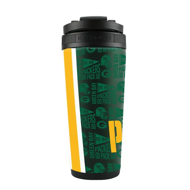 Wincraft 4D Stainless Steel Ice Shaker Tumbler 26 oz Team Color - Packers