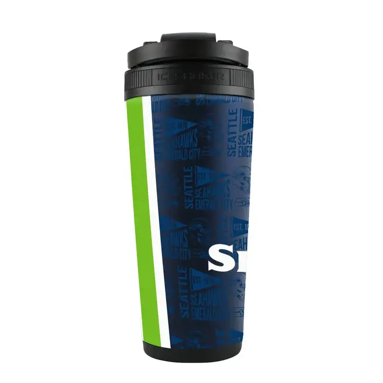 Wincraft 4D Stainless Steel Ice Shaker Tumbler 26 oz Team Color - Seahawks