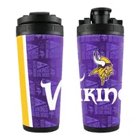 Wincraft 4D Stainless Steel Ice Shaker Tumbler 26 oz Team Color - Vikings